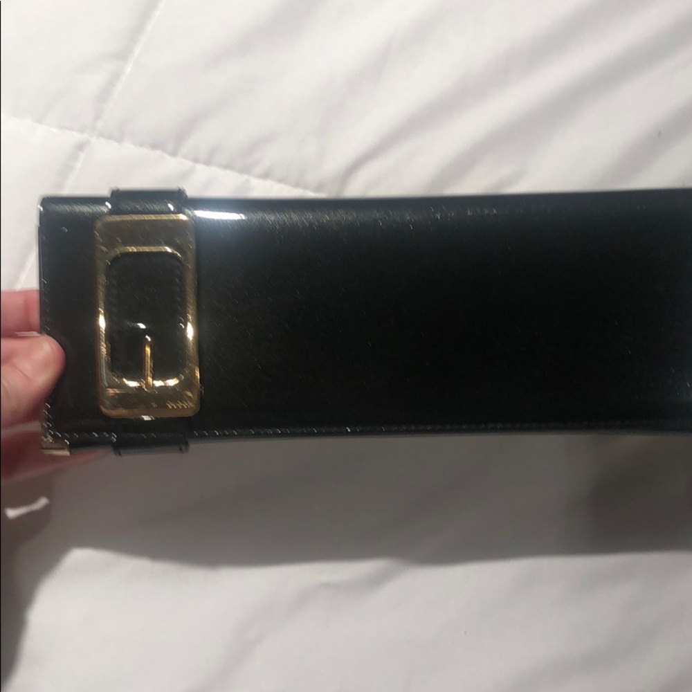 Gucci patent leather clutch